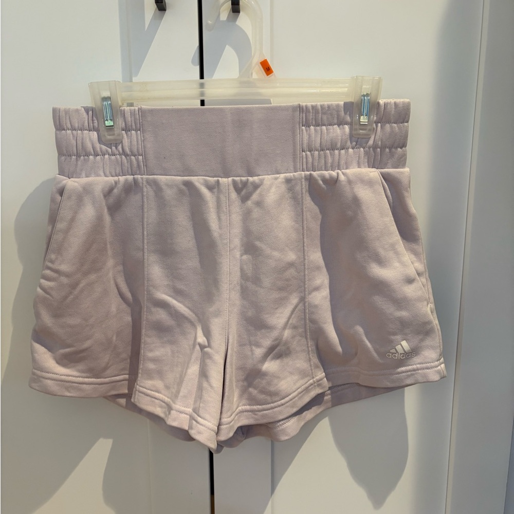 Adidas Women's Light Purple Shorts